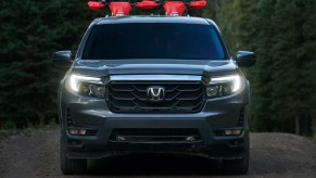 The 2021 Honda Ridgeline front view