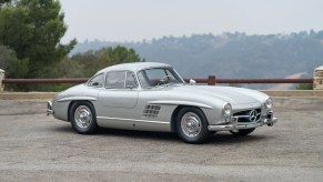 1957 Mercedes-Benz 300 SL Gullwing parked