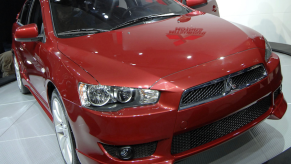 red 2008 Mitsubishi Lancer