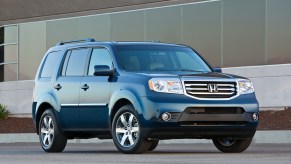 2014 Honda Pilot parked