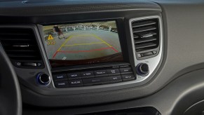 The 2017 Tucson's rearview camera