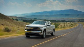 A photo of the Chevrolet Silverado outdoors.