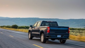 A photo of the Chevrolet Silverado outdoors.