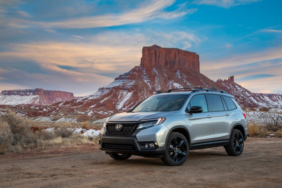 2020 Honda Passport in the wilderness