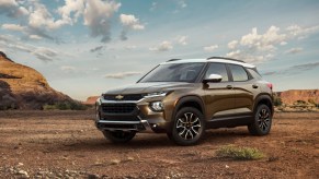 A photo of the Chevrolet Trailblazer outdoors.