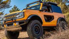 2021 Ford Bronco with donut doors