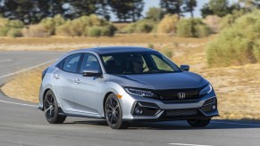 Silver 2021 Honda Civic Hatchback Sport Touring