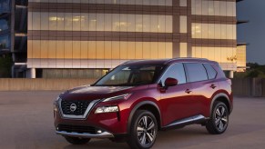 red 2021 Nissan Rogue