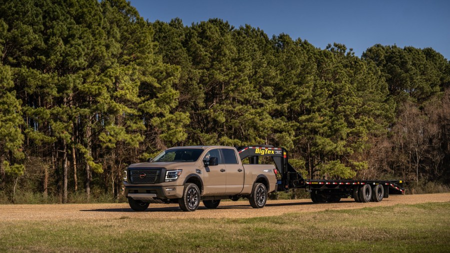 The Nissan Titan is the largest pickup available from the Japanese manufacturer.