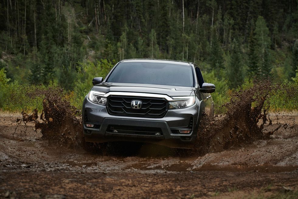 2021 Honda Ridgeline mudding