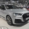 An Audi Q7 60 TFSIe Quattro is seen during the Vienna Car Show press preview at Messe Wien, as part of Vienna Holiday Fair