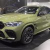 A BMW X6 on display at an auto show