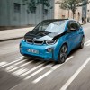 BMWi3 driving down street