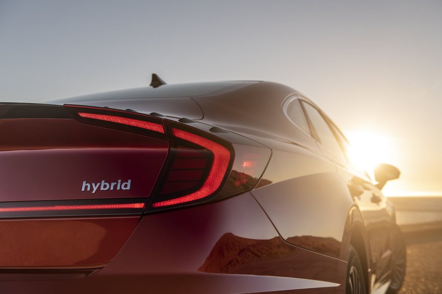 Back of 2021 Sonata Hybrid