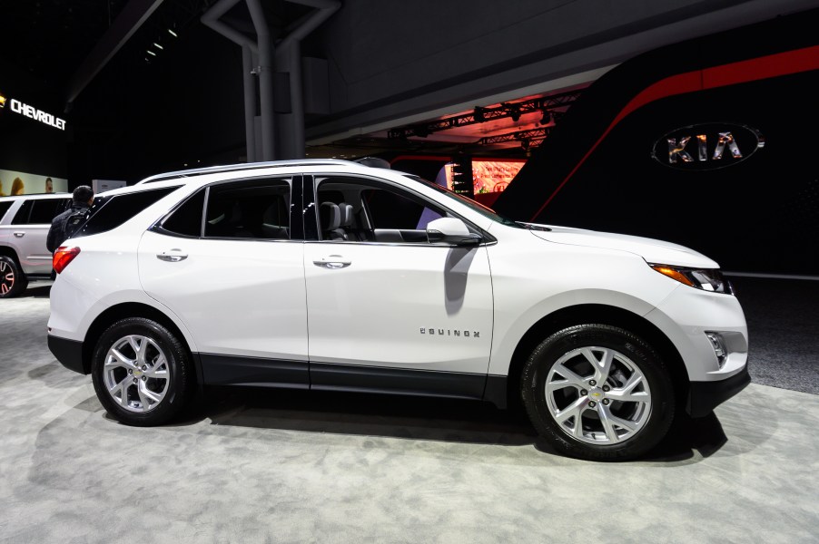 Chevrolet Equinox, rival to the Ford Escape, seen at the New York International Auto Show