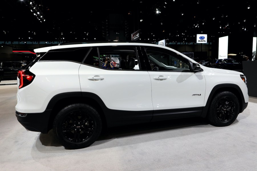 2020 GMC Terrain, a GM vehicle, is on display at the 112th Annual Chicago Auto Show at McCormick Place