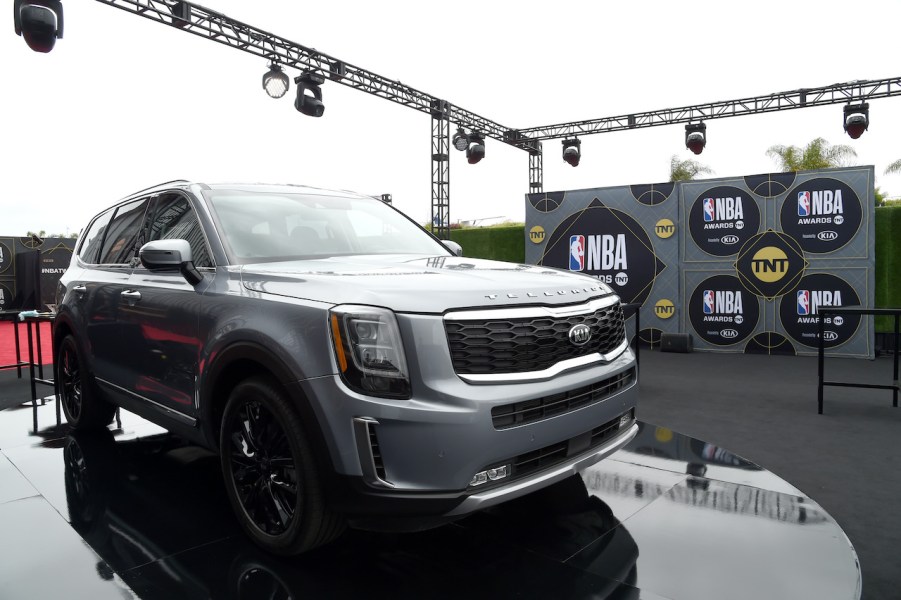 The Kia Telluride is an SUV that offers plenty of equipment for the money.