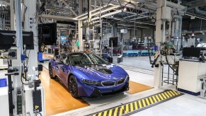 The BMW i8 was BMW's all-electric supercar.