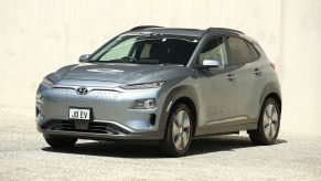 An Hyundai Kona Electric Highlander is seen in Sydney