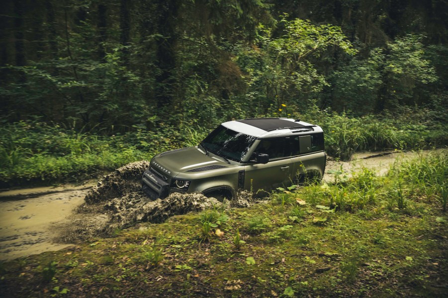 The Land Rover Defender is the brand's newest off-roading SUV.