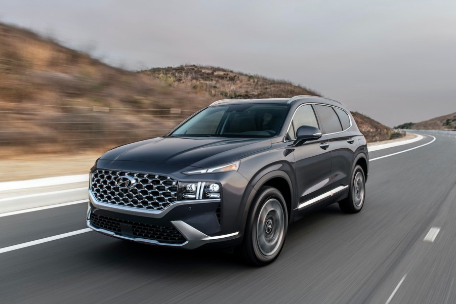 The 2021 Hyundai Santa Fe is the brand's newest SUV.