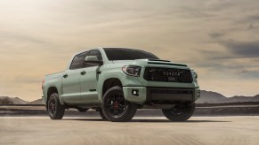 2021 TRD Pro Tundra in the desert