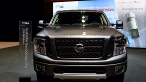 2019 Nissan Titan XD Pro 4X is on display at the 111th Annual Chicago Auto Show