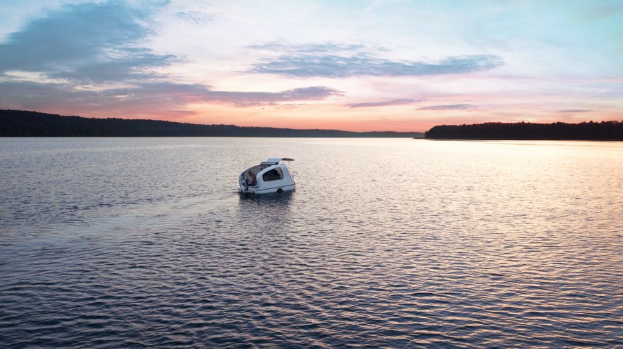 Sealander camper sets sail