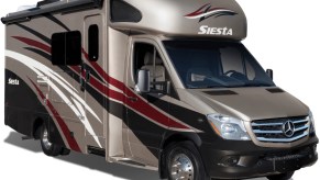 Thor Motor Coach Siesta Class C motor home rv on display