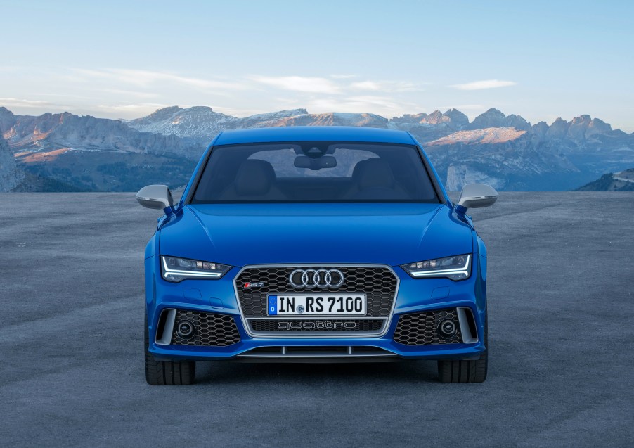 A photo of the Audi RS 7 outdoors.