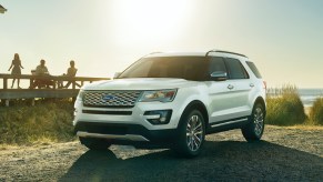 A photo of a 2017 Ford Explorer Outdoors.