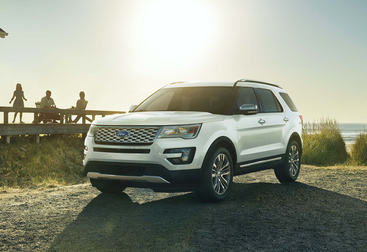 A photo of a 2017 Ford Explorer Outdoors.