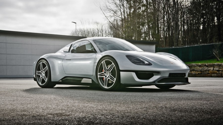 The silver 2013 Porsche 904 Living Legend concept