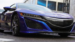 A 2017 Acura NSX on display