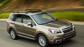 A 2017 Forester on the track