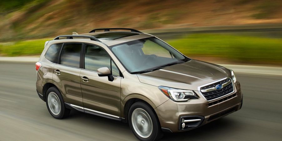 A 2017 Forester on the track