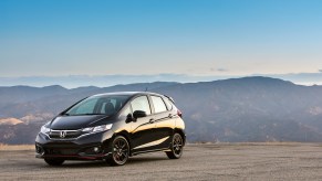 2018 Honda Fit in the mountains