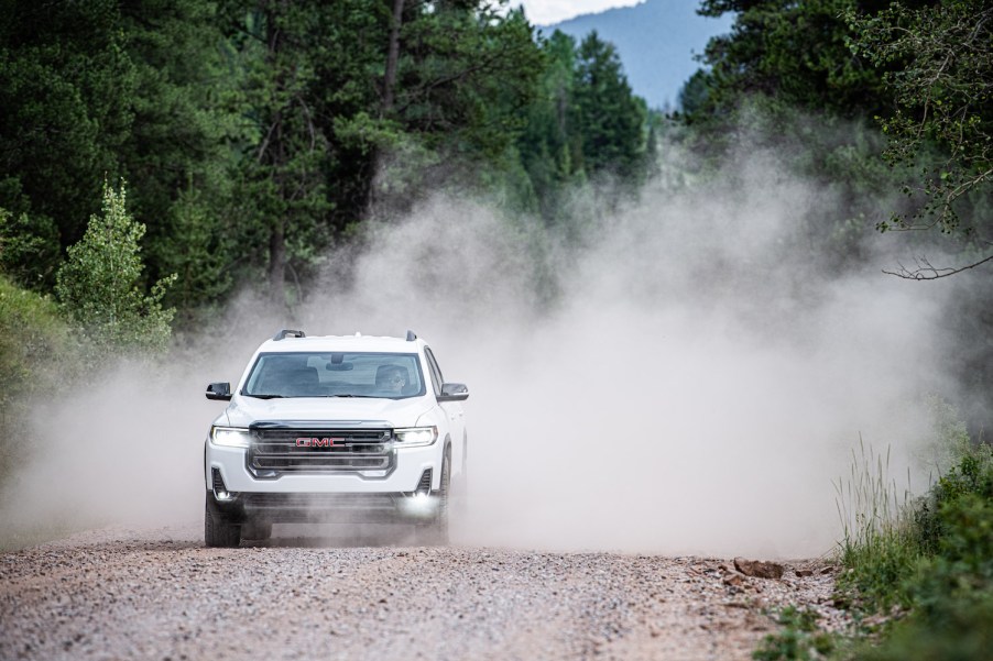 2020 GMC Acadia AT4 on the trails