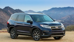 2021 Honda Pilot in the mountains