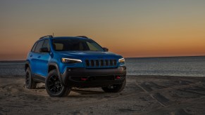 A 2021 Jeep Cherokee Trailhawk