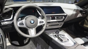 The interior of a BMW Z4 Roadster