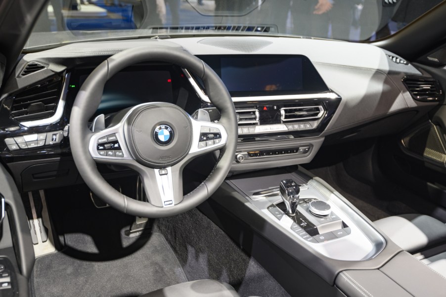 The interior of a BMW Z4 Roadster