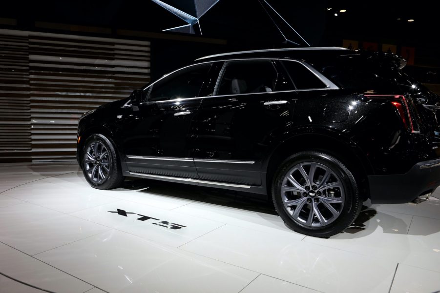 2019 Cadillac XT5 is on display at the 111th Annual Chicago Auto Show at McCormick Place