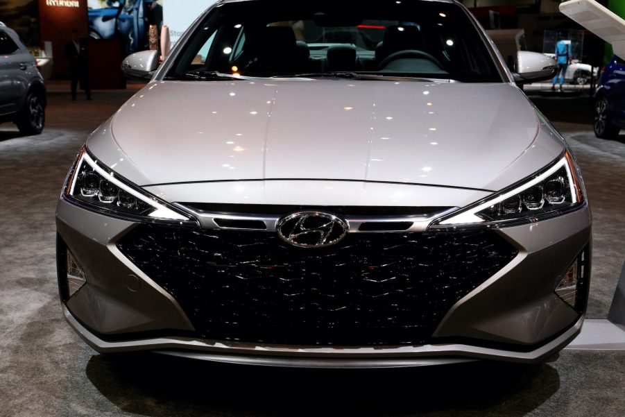 2020 Hyundai Elantra is on display at the 112th Annual Chicago Auto Show at McCormick Place