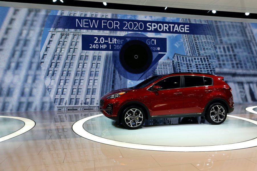 2020 Kia Sportage is on display at the 111th Annual Chicago Auto Show