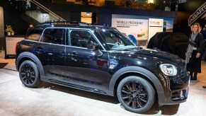 MINI Countryman crossover compact SUV on display at Brussels