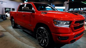 2020 Mopar-Modified RAM 1500 Big Horn Crew Cab is on display at the 112th Annual Chicago Auto Show