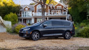 The new 2021 Chrysler Pacifica (shown here in the Pinnacle™ model) will offer America’s most capable minivan with all-wheel-drive and the most standard safety features in the industry.