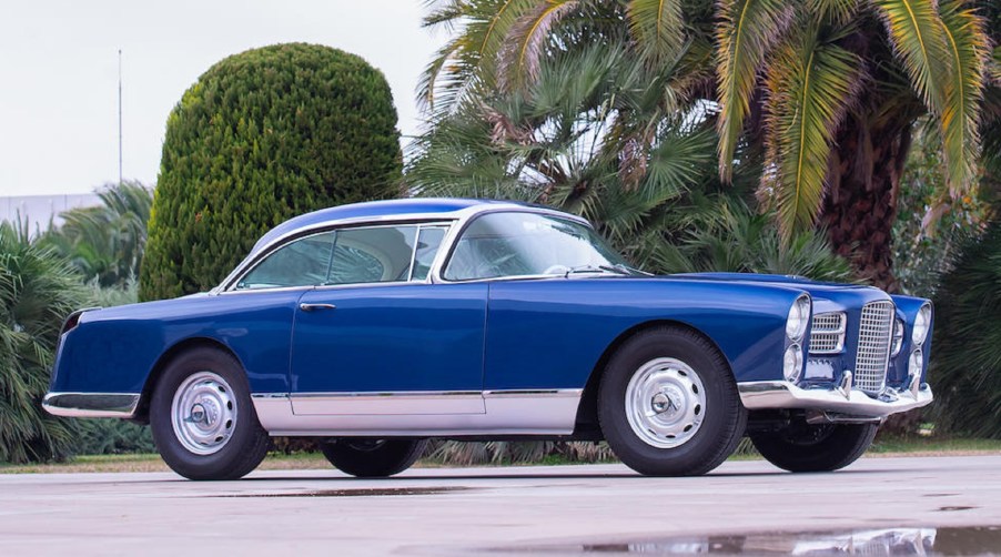 A blue 1960 Facel Vega HK500