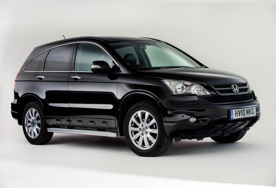 A black 2010 Honda CR-V